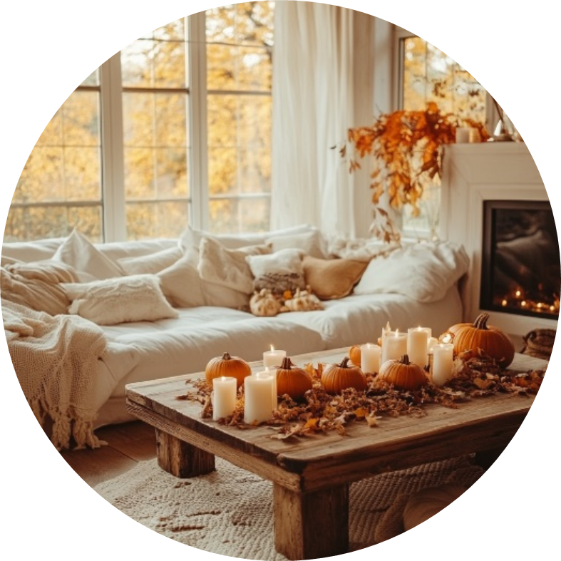 Decorate with Autumn Foliage 