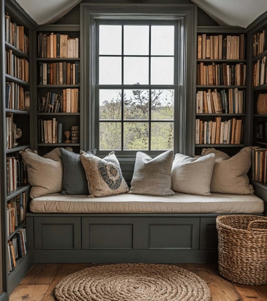 Build a Cosy Reading Nook or Library 