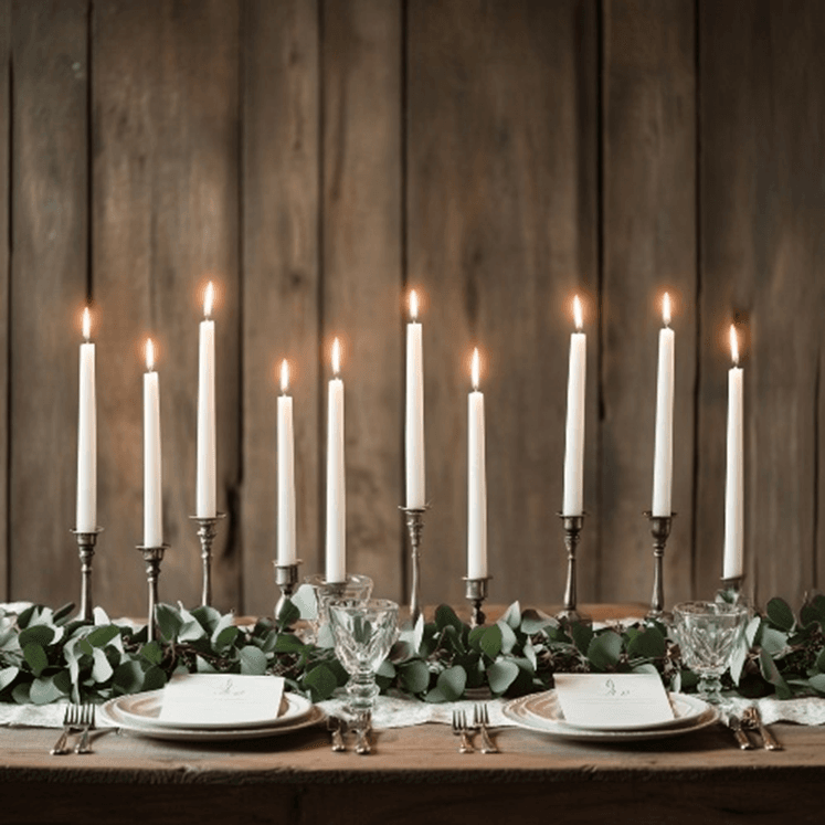 Festive Dining Table Setup 